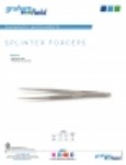 Product Sheet - Splinter Forceps